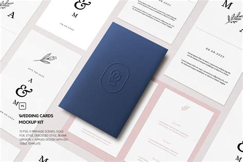 Wedding Card Mockup – MasterBundles