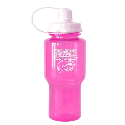 NCAA Western Carolina Catamounts Tritan Travel Mate Pink Water Bottle ...