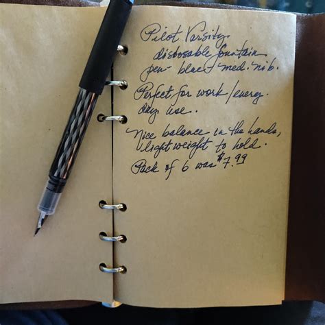 disposable fountain pens! pilot varsity med nib/blue. : r/fountainpens