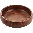 Woodenclave Handcrafted Solid Wooden Multipurpose Serving Bowl for ...
