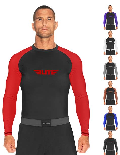 Buy Elite Sports BJJ Jiu Jitsu Guard Men’s BJJ No GI MMA Ranked Full ...