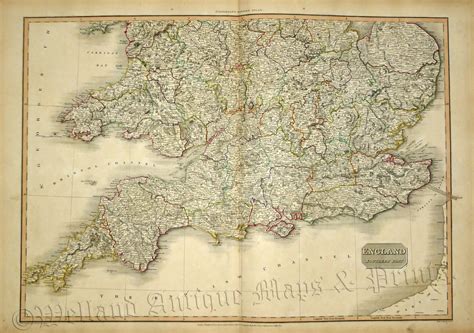 'ENGLAND SOUTHERN PART' by John Pinkerton c.1811 / 1815 - Welland ...
