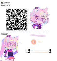 9 Ibispaint qr codes ideas | paint brush art, brush drawing, digital ...