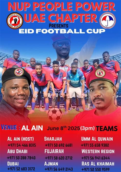 NUP PEOPLE POWER EID TOURNAMENT , Yasmeen, Ajman, 8 June 2025 | AllEvents