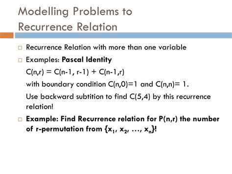 Image result for Recurrence Relation