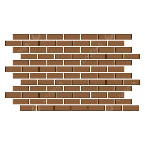 Brown Brick Wall Vector, Brick, Brown, Wall PNG and Vector with ...