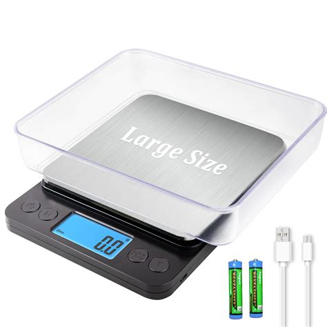 Upgraded Large Size Food Scale for Food Ounces and Grams, YONCON ...