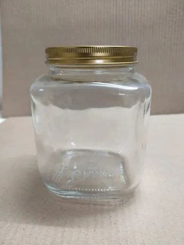 Glass Jar - 400 Ml Hexagonal Glass Jar Wholesale Trader from Bengaluru