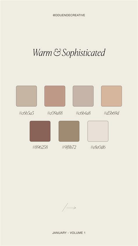 Color Palette Inspiration @dduendecreative | Hex color palette, Color palette, Yoga branding design