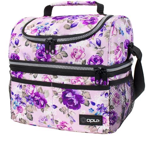 OPUX Insulated Lunch Box for Women, Teens, Cute Large Lunch Bag with ...