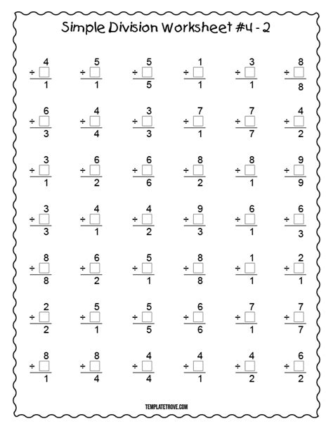 Image result for Basic Division Worksheets