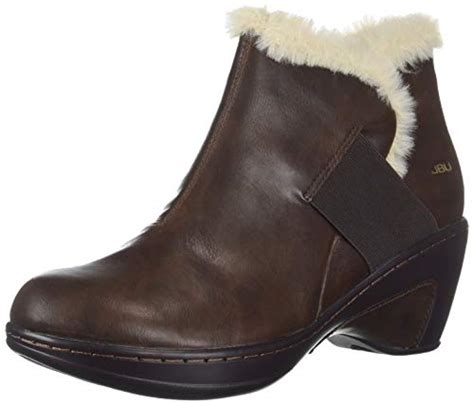 Buy JBU by Jambu Women's Mila Ankle Boot, Brown Solid, 7 Medium US at ...