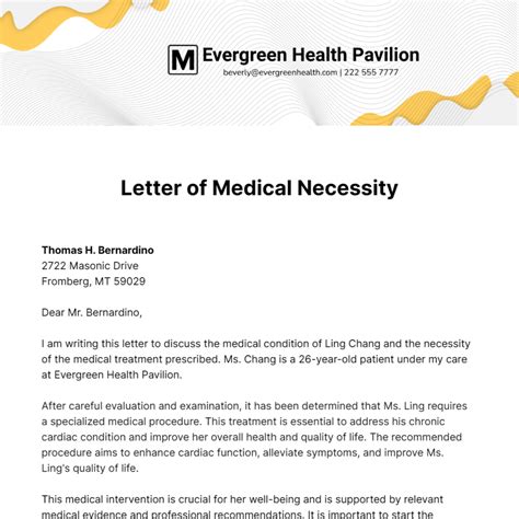 Letter Of Medical Necessity Fill Online Printable Fillable Blank | My ...