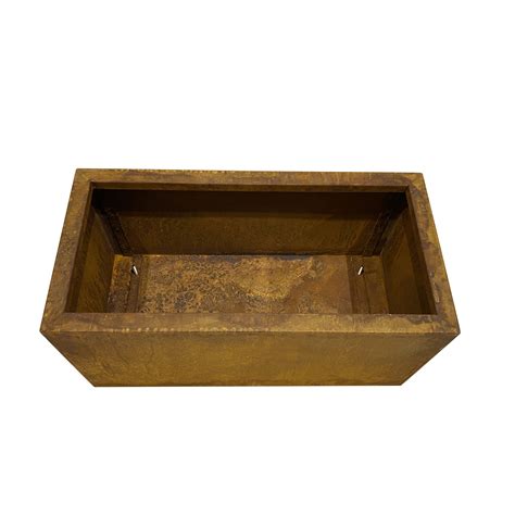 Corten Rectangle Garden Planter | 3 Sizes - The Ideal Garden