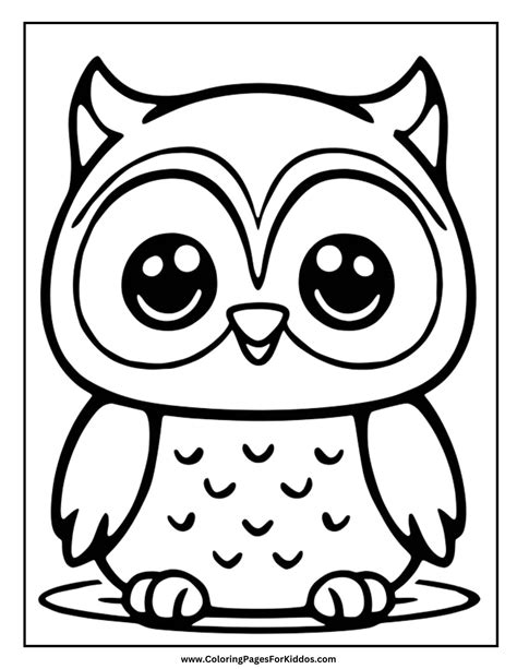 Owl Coloring Pages: 10 Free Printable PDFs