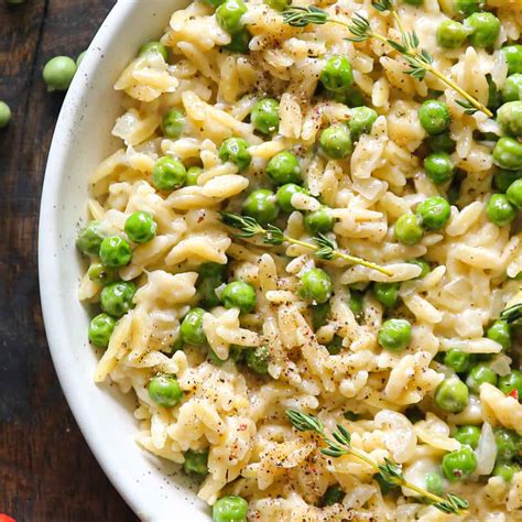 Creamy Garlic Parmesan Orzo - Julia's Album