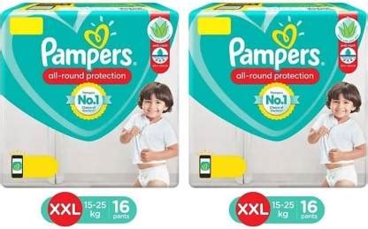 Pampers Pants baby Diaper (XXL), 16+16 Count, Lotion with Aloe Vera ...