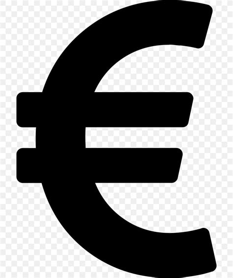 Euro Sign Currency Symbol, PNG, 706x981px, Euro Sign, Black, Black And White, Character ...