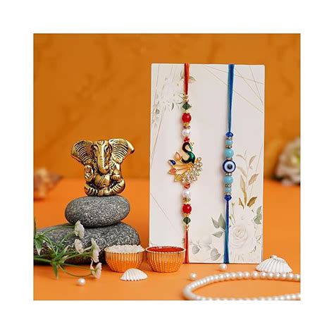 Buy Dreamica Rakhi Gift for Brother, Rakhi with Lord Ganesha Idol Combo ...