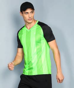 Adrenex Striped Men V Neck Multicolor T-Shirt - Buy Adrenex Striped Men ...