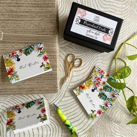 Personalised Folded Card - Forest Flame / Label Shabel – Labelshabel