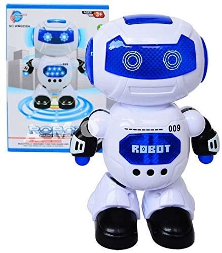 Buy FunBlast Dancing Robot with Music 3D Flashing Lights, Dancing ...