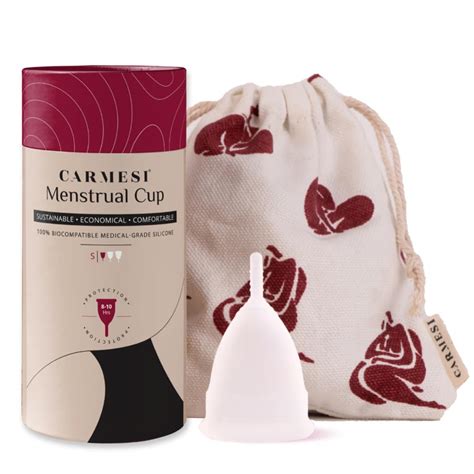 Carmesi Menstrual Cup for Women | Small Size - With Free Pouch | Rash ...