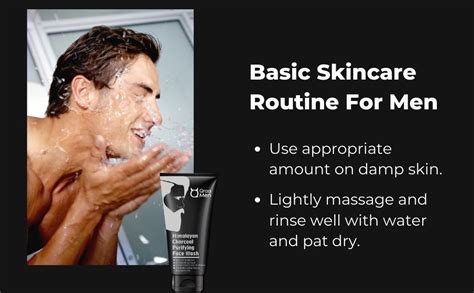 QRAA Men Himalayan Charcoal Purifying Face Wash|Pack of 2 | For Deep ...