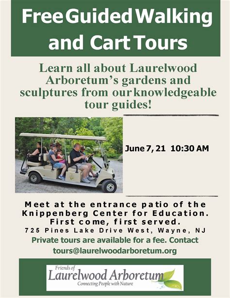 Jun 7 | Free Guided Tours of Laurelwood Arboretum | Wayne, NJ Patch