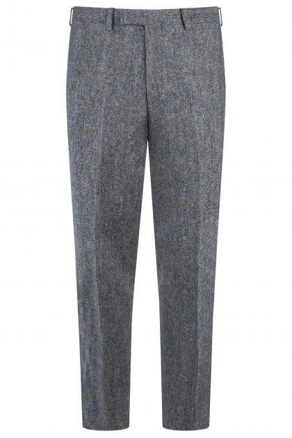 Torre | Torre Albert Sky Blue Pure Wool Light Weight Tweed Three Piece ...