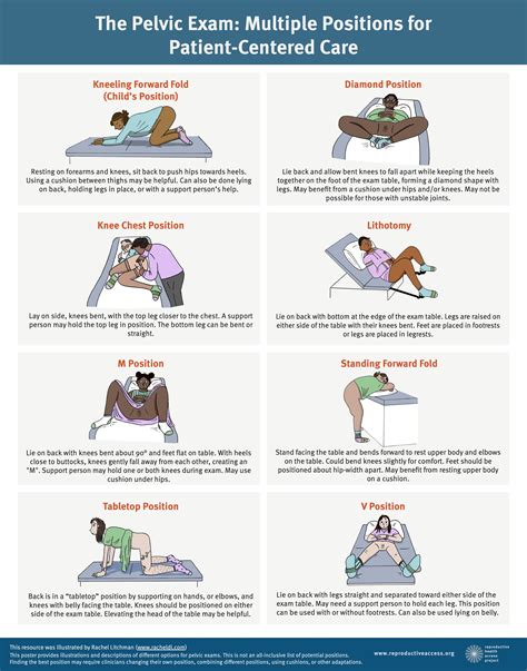 The Pelvic Exam: Multiple Positions for Patient-Centered Care Poster – Reproductive Health ...