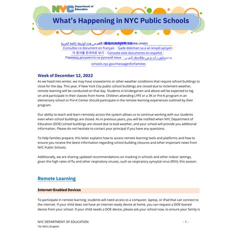 2022-2023 Emergency Closure/ Snow Day Information (Remote Learning Days ...