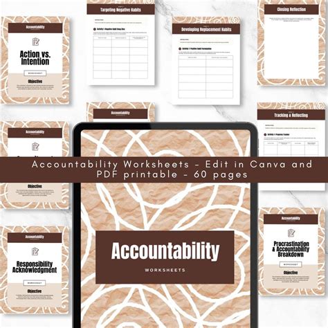 Image result for Accountability in Recovery Worksheets
