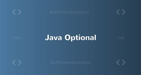 Image result for Java Optional Class