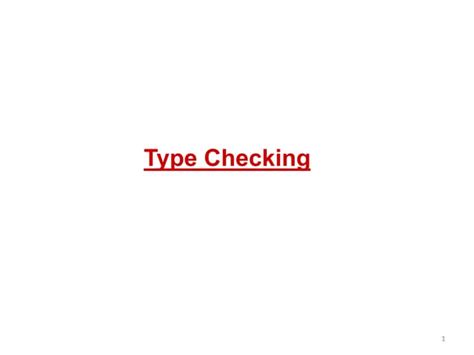 Image result for Type Checking in Compiler Design