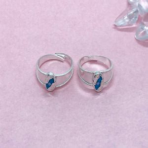 Silver Women's Toe Rings: Buy Silver Women's Toe Rings online at best ...