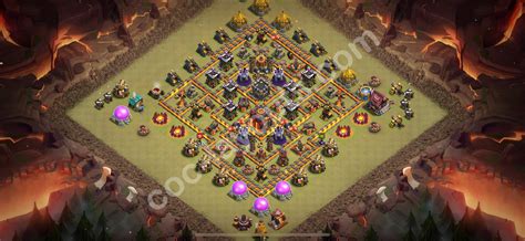 Best Anti 3 Stars War Base TH10 with Link 2025 - Town Hall Level 10 CWL ...