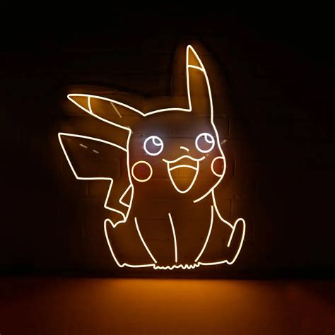 Pokemon neon sign - Custom Personalised LED Neon Signs, Handmade Neon Light