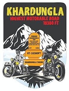 Buy SKYWALK Leh Ladakh Souvenir Wooden Khardungla Top Fridge Magnet ...