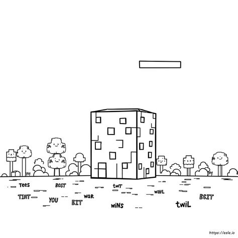 Image result for Minecraft Grass Block Coloring Pages