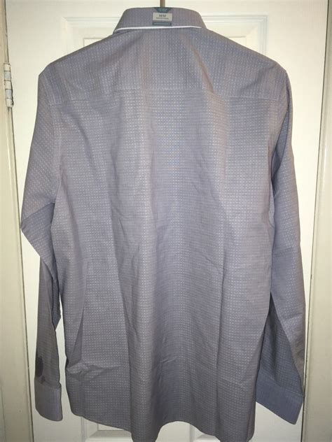 Denver Hayes Never Iron Dobby Dress Shirt Medium | Ubuy India