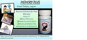 Buy Ayurvedic Herbal super Formula Memory Plus Capsules Online at Low ...
