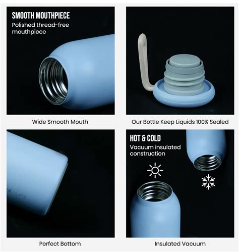 Stainless Steel Water Bottle With BPA-free material - Eco-friendly