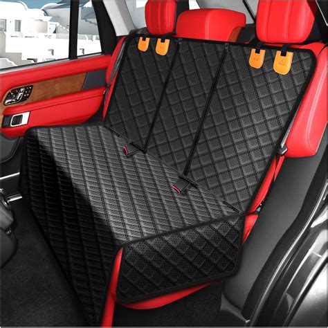 BIKAEIK Dog Car Seat Cover for Back Seat,100% Waterproof and Durable ...