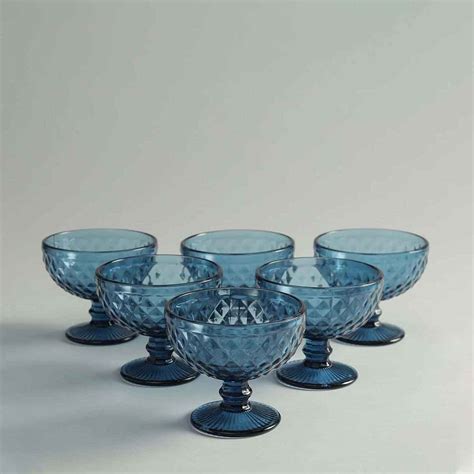 Siara Blue Ice Cream Bowl Set of 6 – Home4u