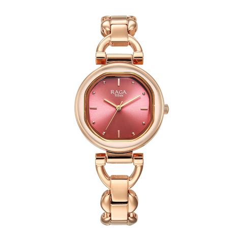 Buy Titan Raga Showstopper 2.0 Quartz Blush Pink Dial Watch for Women ...