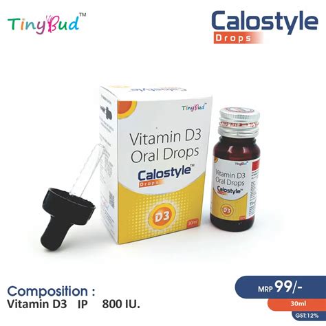 Calostyle D3 Drop (Cholecalciferol 800 IU Drop)