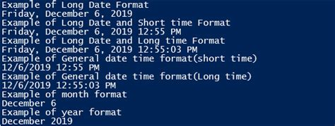 Image result for PowerShell Date Format