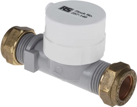 RS PRO | RS PRO Radial Flow Turbine Flow Meter for Liquid, 0.25 L/min ...