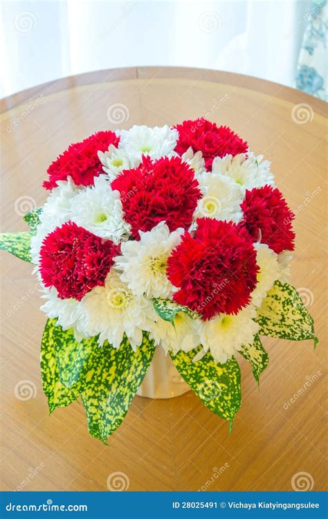 Red Carnation bouquet stock image. Image of high, celebration - 28025491